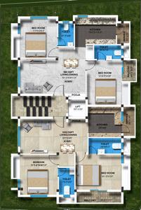 Project Image of 985.0 - 1032.0 Sq.ft 2 BHK Apartment for buy in Sreenivas Subadra Nivas