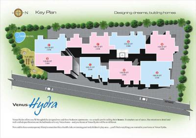 Project Image of 1085.0 - 1580.0 Sq.ft 2 BHK Apartment for buy in Venus Hydra