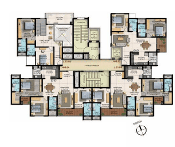 Project Image of 600.0 - 3150.0 Sq.ft 1 BHK Apartment for buy in Shriram Blue