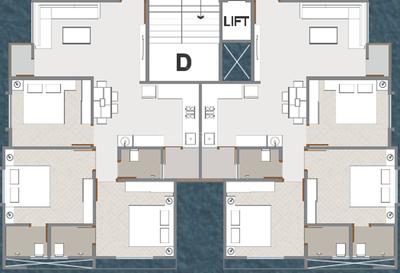 Project Image of 650.0 - 750.0 Sq.ft 2 BHK Apartment for buy in Neelkanth Palms