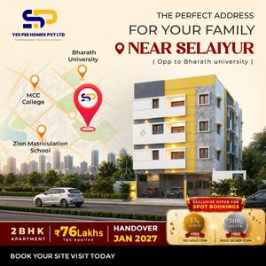 Project Image of 1055.0 - 1081.0 Sq.ft 2 BHK Apartment for buy in Yes Pee Dreams
