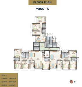 Project Image of 1012 Sq.ft 2 BHK Apartment / Flat for sale in Kandivali East for Rs. 22500000