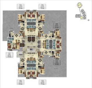 Project Image of 950.0 - 1740.0 Sq.ft 2 BHK Apartment for buy in Mantri Webcity