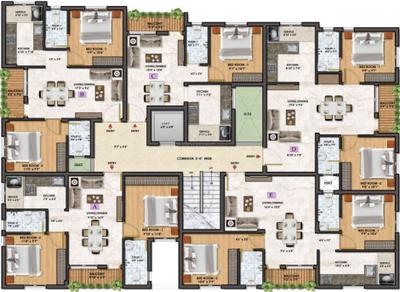 Project Image of 577.0 - 876.0 Sq.ft 1 BHK Apartment for buy in Obel Central Park