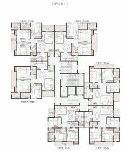 Project Image of 871.0 - 1294.0 Sq.ft 2.5 BHK Apartment for buy in BP DPS Palladio