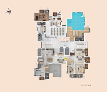 Project Image of 1162.0 - 2424.0 Sq.ft 2 BHK Apartment for buy in Varma Trident