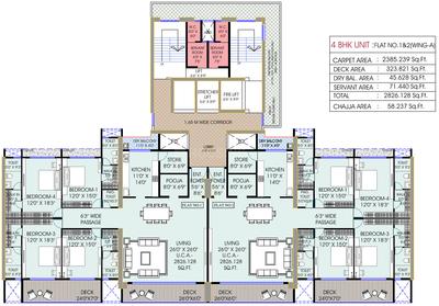Project Image of 1582.0 - 2795.0 Sq.ft 3 BHK Apartment for buy in Downtown Avenue