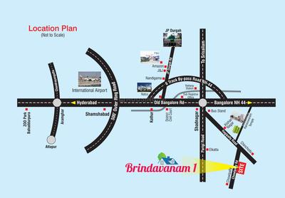 Ezdan Brindavanam Location Plan 1