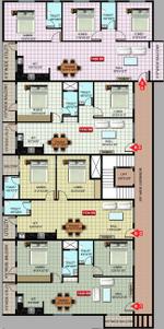 Project Image of 0.0 - 1458.0 Sq.ft 3 BHK Apartment for buy in MS Divine Anand Residency