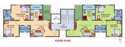 Project Image of 393.21 - 658.43 Sq.ft 2 BHK Apartment for buy in Shavira Residency