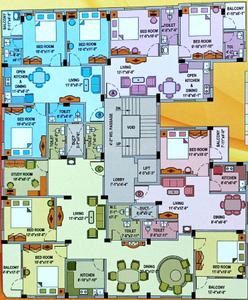 Project Image of 541.0 - 1737.0 Sq.ft 1 BHK Apartment for buy in Atreyi Accomodate