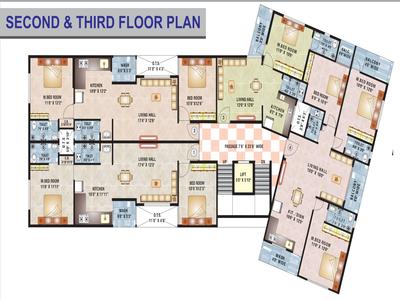 Project Image of 404.62 - 806.22 Sq.ft 1 BHK Apartment for buy in Surya Shree Sai Palace