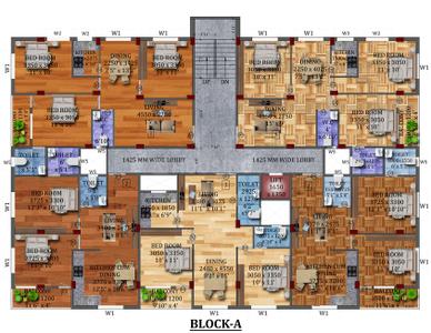 Project Image of 789.0 - 1136.0 Sq.ft 2 BHK Apartment for buy in Aponjon Housing Complex