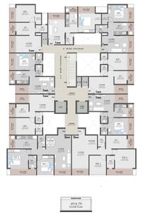 Project Image of 674.0 - 1158.0 Sq.ft 1 BHK Apartment for buy in Vrundhavan Bliss