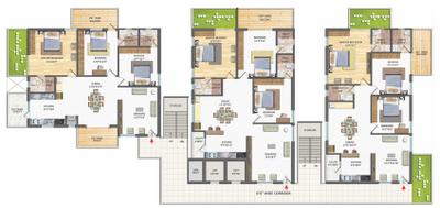 Project Image of 1136.0 - 2376.0 Sq.ft 3 BHK Apartment for buy in Reliance Krishna Grandeur