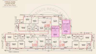 Project Image of 1339.46 - 1361.53 Sq.ft 4 BHK Apartment for buy in Smaran Nexus 42