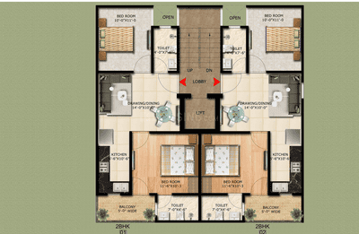 Project Image of 2130 Sq.ft 3 BHK Apartment / Flat for sale in Noida Extension for Rs. 5800000