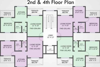 Project Image of 462.0 - 600.0 Sq.ft 1 BHK Apartment for buy in Shivtara Tara Mon Desire