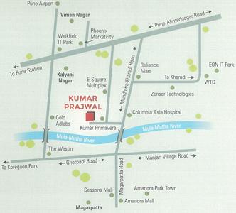 Project Image of 0.0 - 710.0 Sq.ft 2 BHK Apartment for buy in Kumar Corp Prajwal