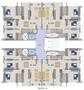 Project Image of 0.0 - 1255.07 Sq.ft 3 BHK Apartment for buy in Dhruvi Hrudhya