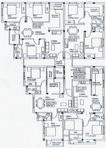 Project Image of 525.0 - 1240.0 Sq.ft 1 BHK Apartment for buy in Vinoth Varsha