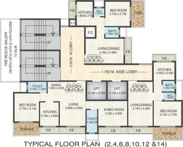 Project Image of 192.0 - 401.0 Sq.ft 1 BHK Apartment for buy in RD Parvati Emperia