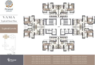 Project Image of 495.14 - 555.0 Sq.ft 2 BHK Apartment for buy in Piramal Vaikunth Cluster 4A