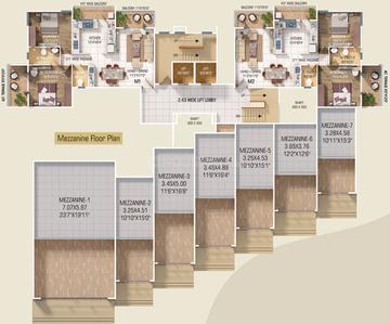Project Image of 761.0 - 1081.88 Sq.ft 2 BHK Apartment for buy in A C Aanushree Residency