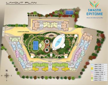 Project Image of 394.0 - 668.22 Sq.ft 1 BHK Apartment for buy in Swastik Epitome Building 2 Phase III 15 To 21 Floors