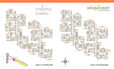 Project Image of 970.0 - 1740.0 Sq.ft 2 BHK Apartment for buy in Omcon Reign Forest