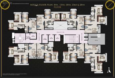 Project Image of 411.0 - 756.0 Sq.ft 1 BHK Apartment for buy in Om Swayambhu Siddhivinayak Balaji Residency
