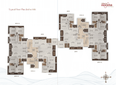 Project Image of 1129.0 - 1632.0 Sq.ft 2 BHK Apartment for buy in Atharva Oceana