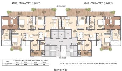 Project Image of 1700.0 - 6100.0 Sq.ft 3 BHK Apartment for buy in Prateek Canary