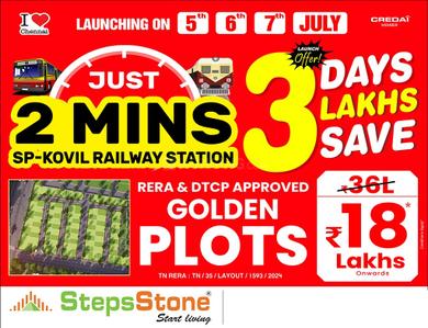 Project Image of 667.0 - 950.0 Sq.ft Residential Plot Plot for buy in StepsStone Srinivasa Palms