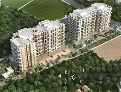 Image of 935 Sq.ft 2 BHK Apartment / Flat for sale in Rama Krystal City, Moshi, Pune for Rs. 5650000