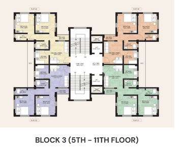 Project Image of 0.0 - 918.0 Sq.ft 3 BHK Apartment for buy in RDB Regent Crown Phase II