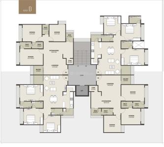Project Image of 1935 Sq.ft 3 BHK Apartment / Flat for sale in Tragad for Rs. 7500000