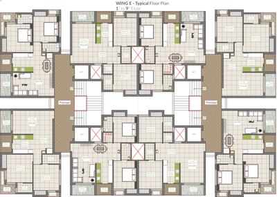 Project Image of 599.66 - 1115.0 Sq.ft 2 BHK Apartment for buy in Shivam Developers Siddhi Heritage