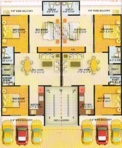Project Image of 1140.0 - 1358.0 Sq.ft 3 BHK Apartment for buy in Jyoti Super Village