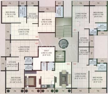 Project Image of 566.0 - 926.0 Sq.ft 1 BHK Apartment for buy in Pruthvi Apartment