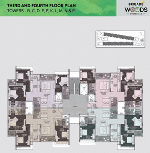 Project Image of 622.0 - 1768.0 Sq.ft 1 BHK Apartment for buy in Brigade Woods