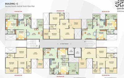 Project Image of 333.0 - 2145.0 Sq.ft 1 BHK Apartment for buy in Vision Indradhanu Phase 2