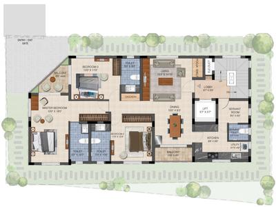 Project Image of 0.0 - 1896.0 Sq.ft 3 BHK Apartment for buy in Rams Upscale