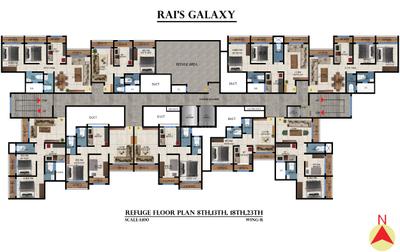 Project Image of 317.32 - 521.94 Sq.ft 1 BHK Apartment for buy in Rai Galaxy