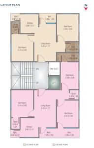 Project Image of 382.44 - 483.3 Sq.ft 2 BHK Apartment for buy in Royal Ali Hasan Residency