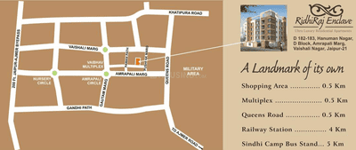 Project Image of 1436.17 - 3070.31 Sq.ft 2 BHK Apartment for buy in Ridhiraj Enclave