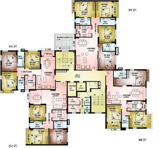 Project Image of 1500 Sq.ft 3 BHK Apartment / Flat for sale in Belur for Rs. 12500000