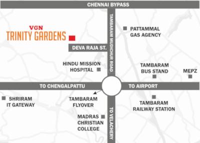 Project Image of 1033.0 - 2400.0 Sq.ft Residential Plot Plot for buy in VGN Trinity Gardens