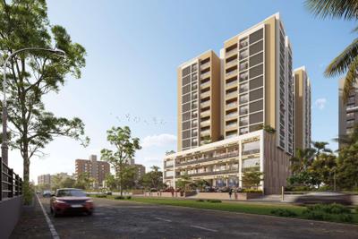 Project Image of 2430 Sq.ft 3 BHK Apartment / Flat for sale in Thaltej for Rs. 18500000
