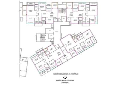 Project Image of 567.0 - 1070.79 Sq.ft 1 BHK Apartment for buy in Amit Bloomfield Phase III J And K Building